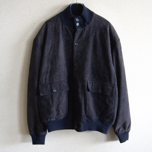 BURBERRYS 80s Suede Bal Collar Jacket Nova Check Size XL