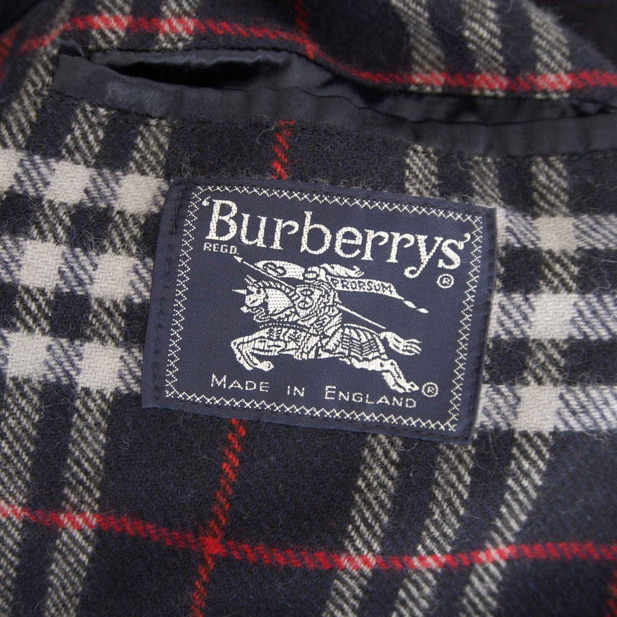 BURBERRYS 80s Suede Bal Collar Jacket Nova Check Size XL