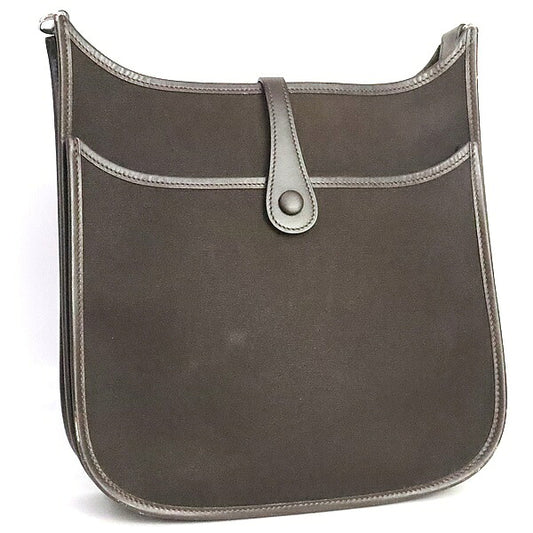 HERMES Evelyne II PM Box Calf Bag Brown