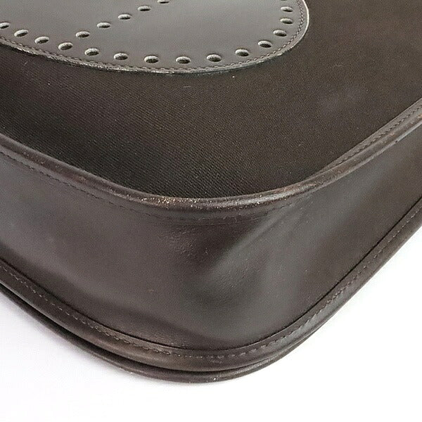 HERMES Evelyne II PM Box Calf Bag Brown
