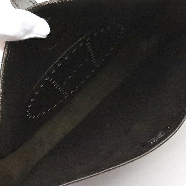 HERMES Evelyne II PM Box Calf Bag Brown