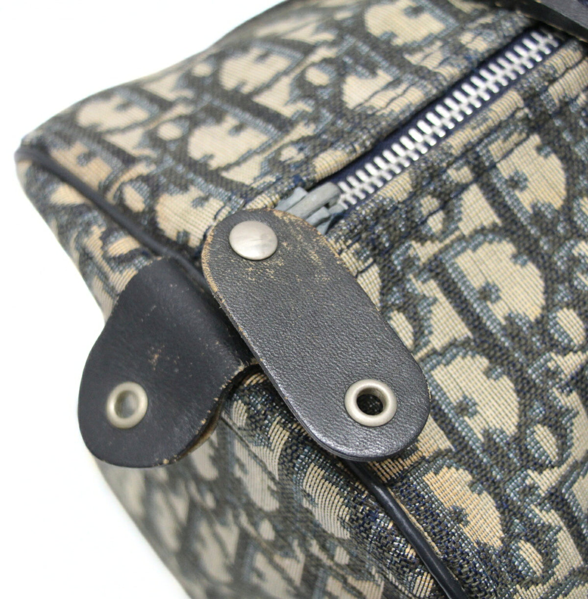 Christian Dior Vintage Trotter Bag Navy