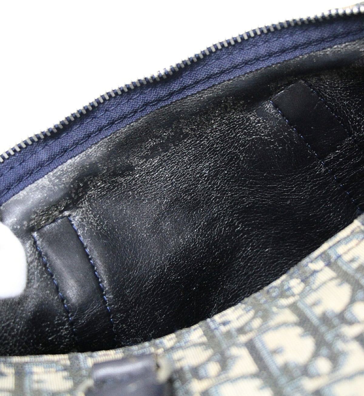Christian Dior Vintage Trotter Bag Navy