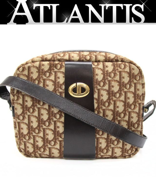 Christian Dior Vintage Trotter Bag Brown