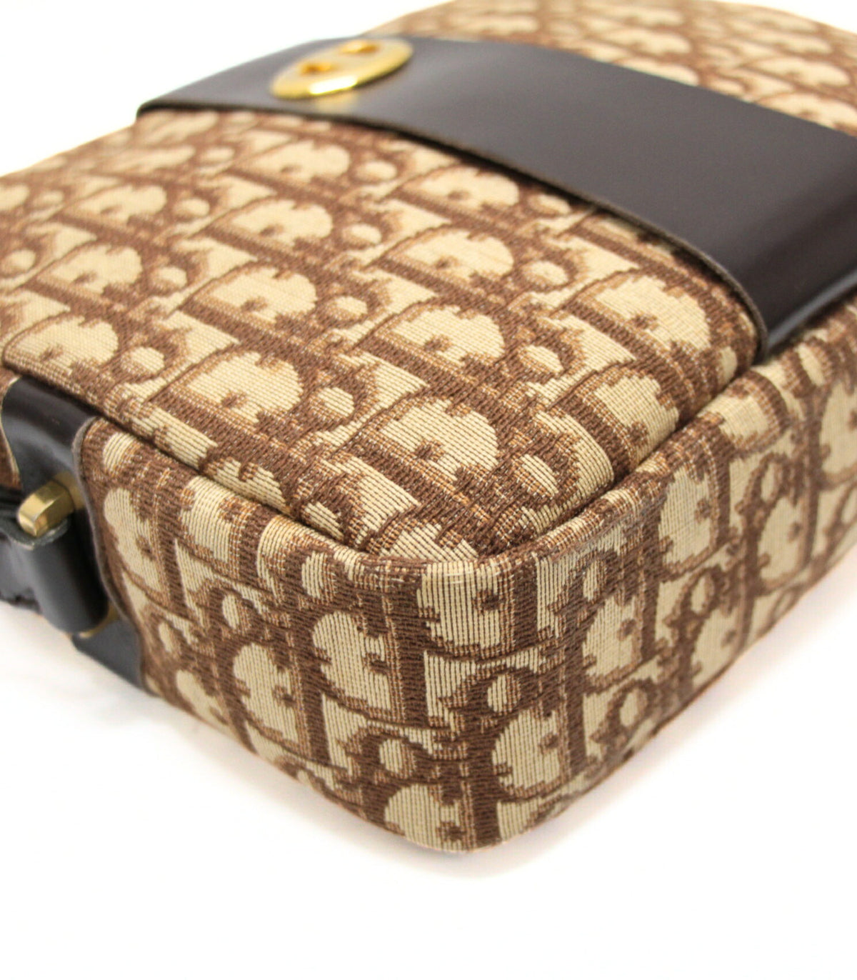 Christian Dior Vintage Trotter Bag Brown