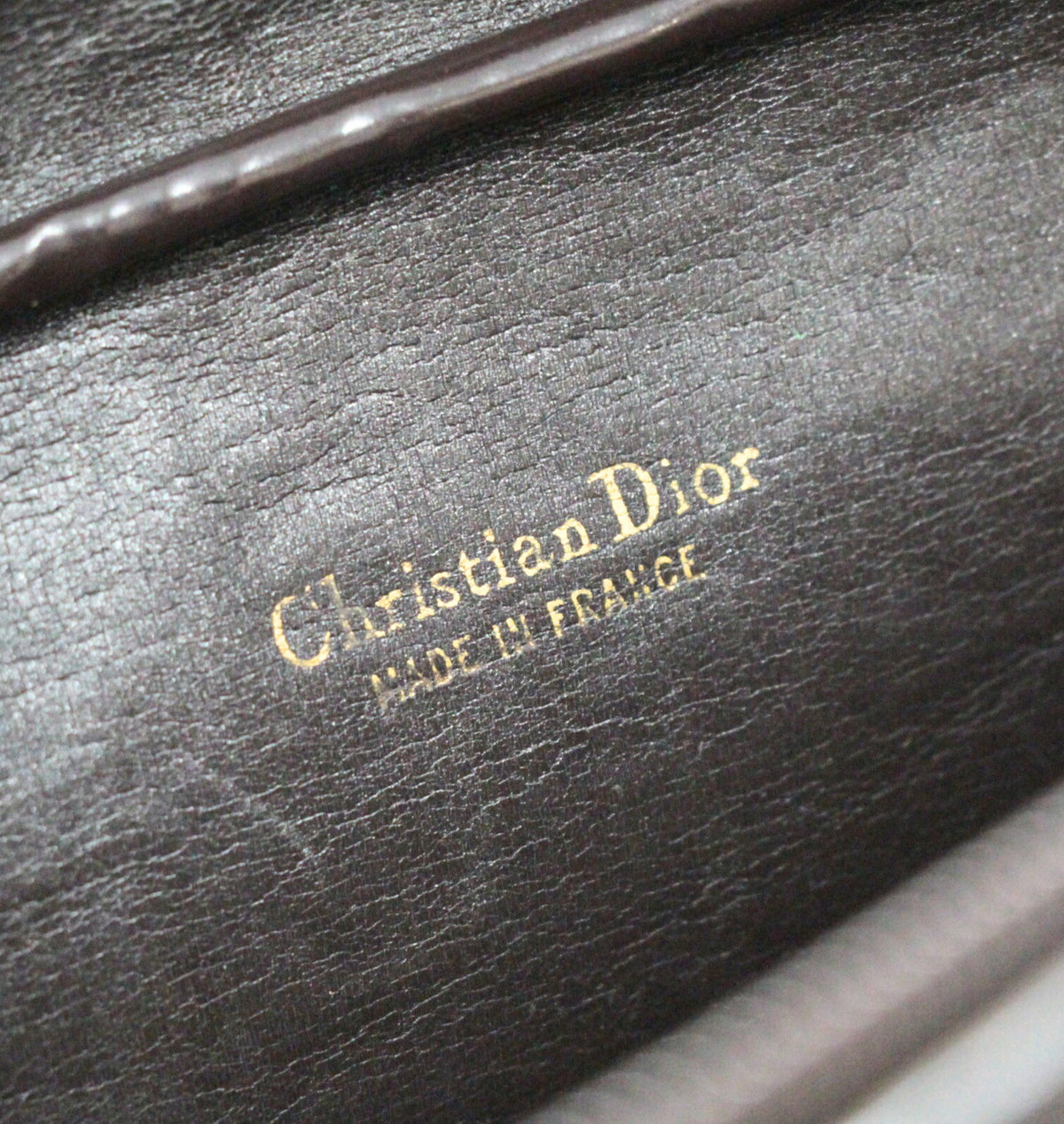 Christian Dior Vintage Trotter Bag Brown