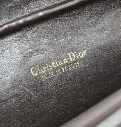 Christian Dior Vintage Trotter Bag Brown
