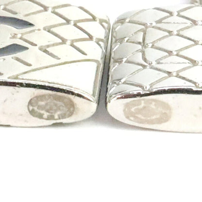 CHANEL Coco Mark Cambon Earrings Silver