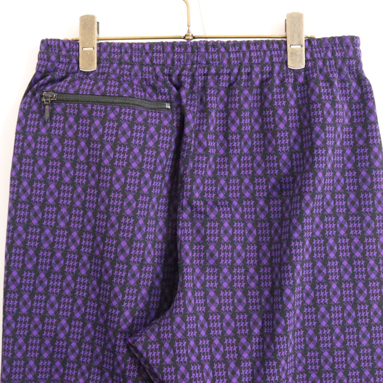 Needles Straight Silhouette Track Pants Purple Sweatpants Size S