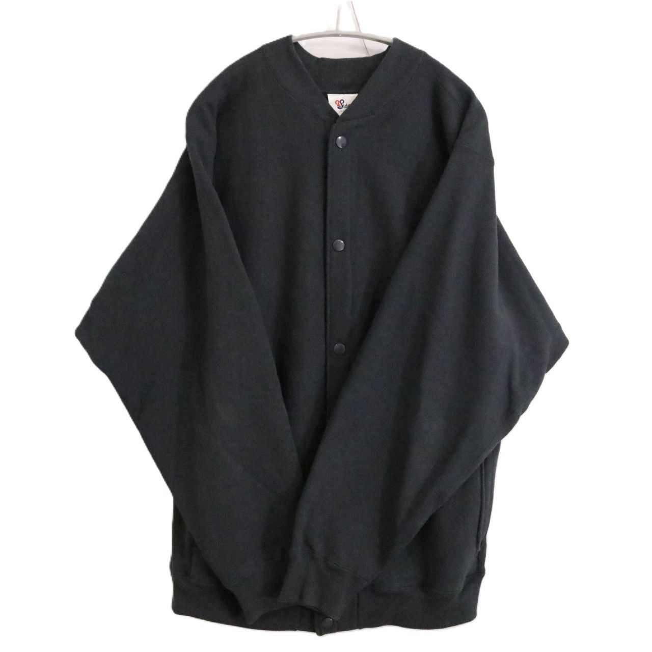2Sides Snap Button Sweat Cardigan Gray Sweatshirt Size M