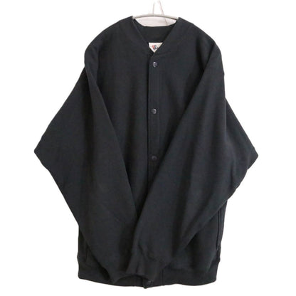 2Sides Snap Button Sweat Cardigan Gray Sweatshirt Size M