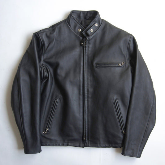 SCHOTT 641 Single Rider Leather Jacket Removable Size XXS