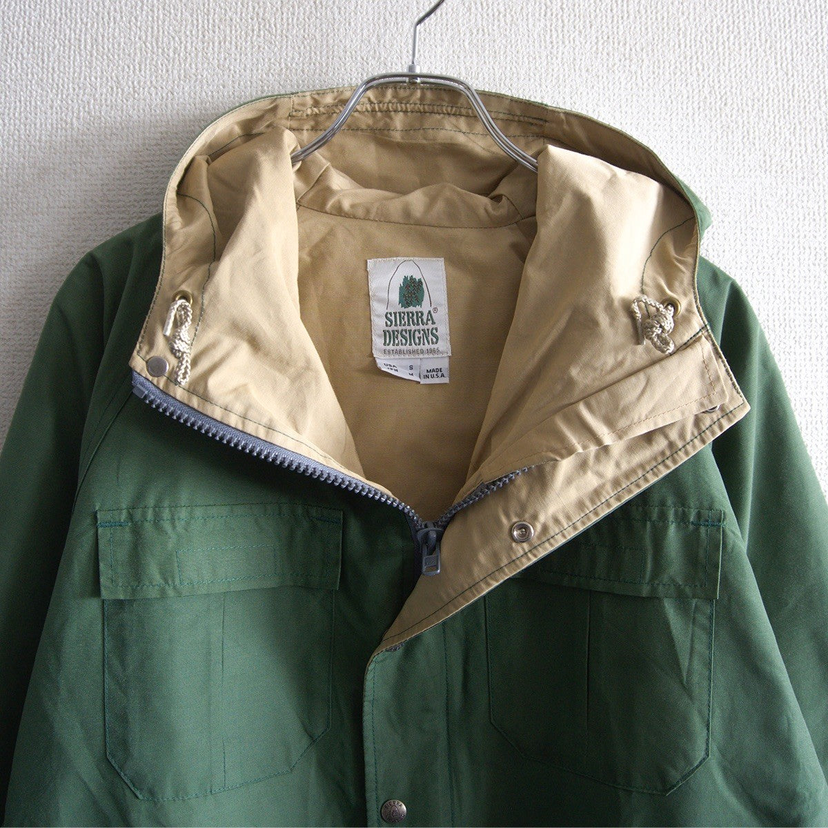 Sierra Designs USA Made 60/40 Mountain Parka Green Size M