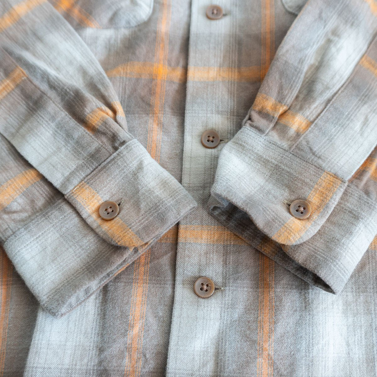 PENDLETON Open Collar Cotton Ombre Shirt Size M