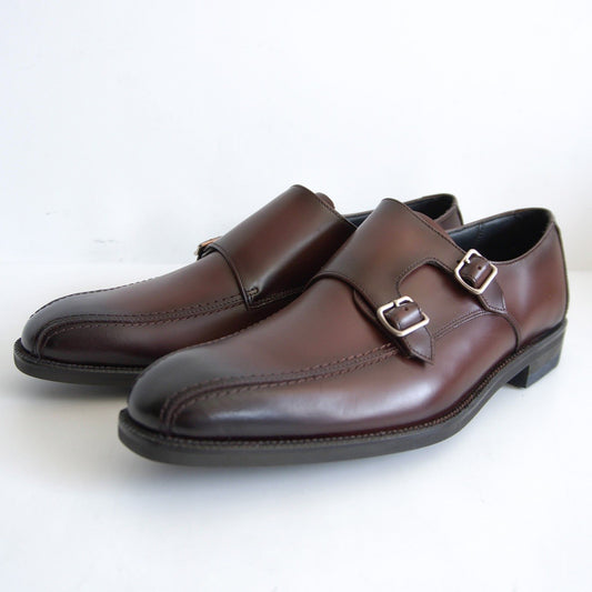 REGAL worth collection Monk Strap Leather Shoes Size 8
