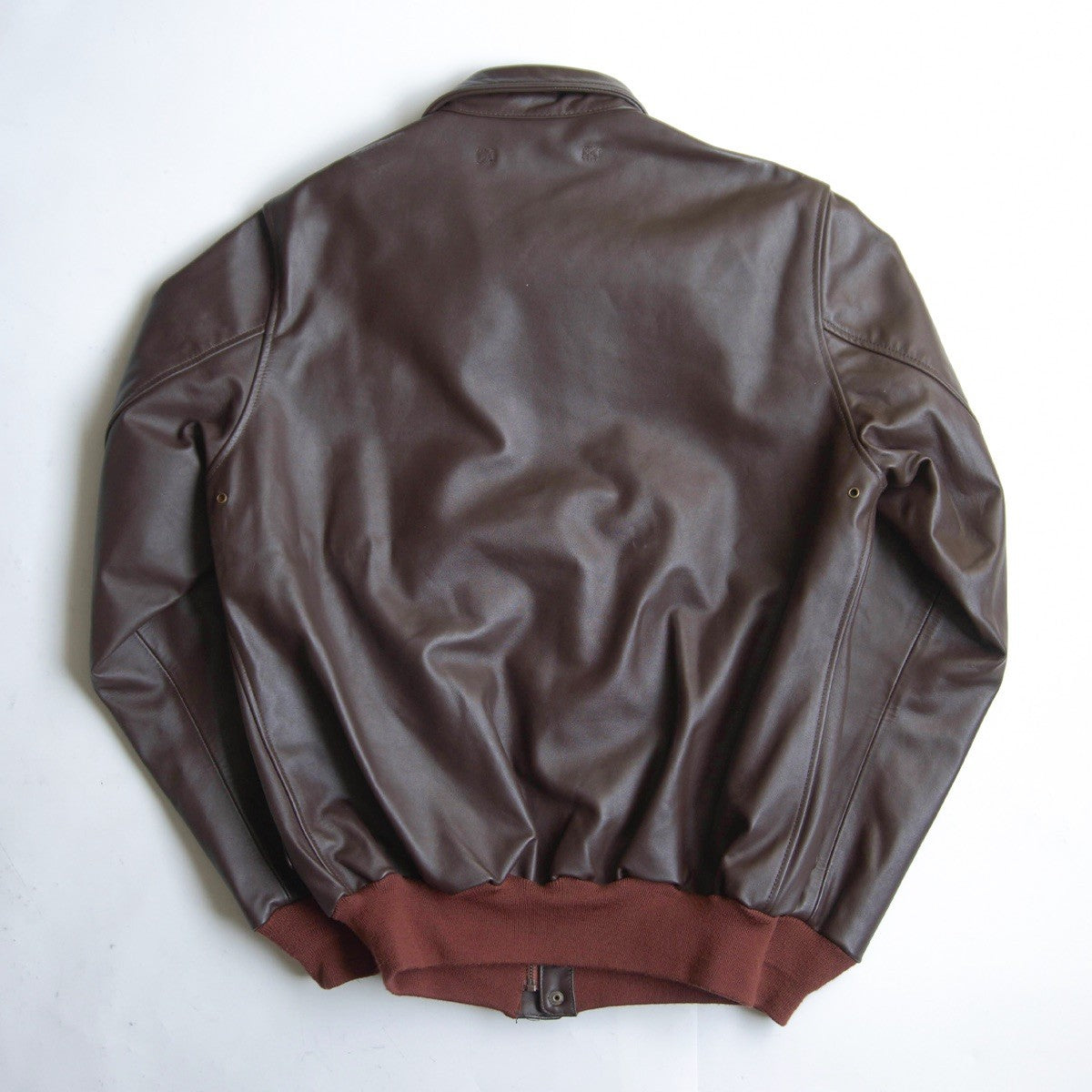 HOUSTON A-2 Horsehide Leather Flight Jacket Brown Size 42R