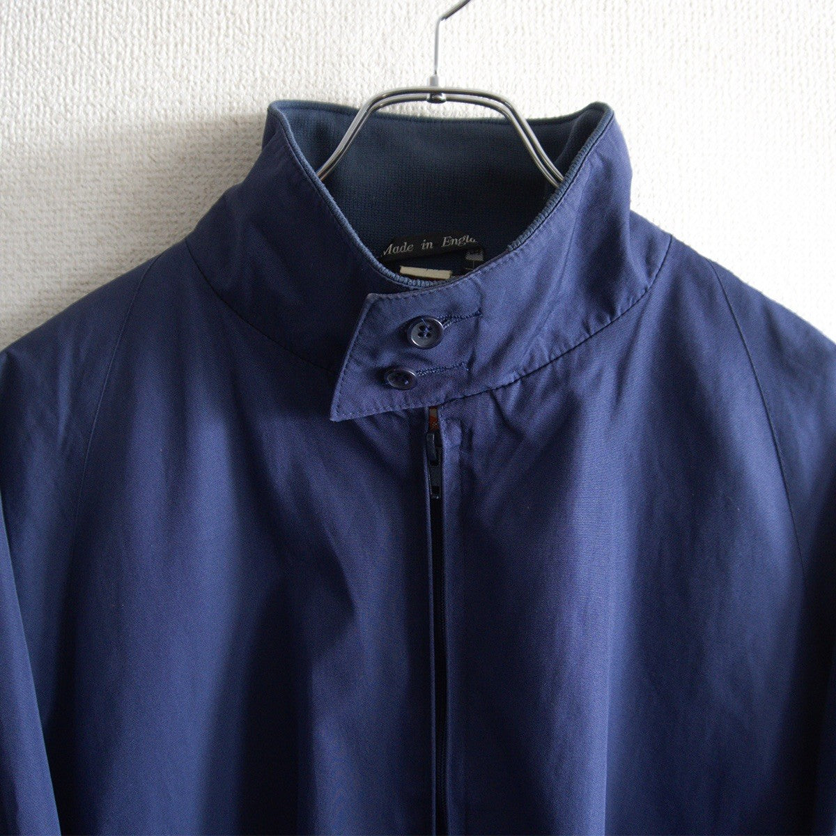 BARACUTA OPTI Zip G9 Harrington Jacket Navy Made in Size S