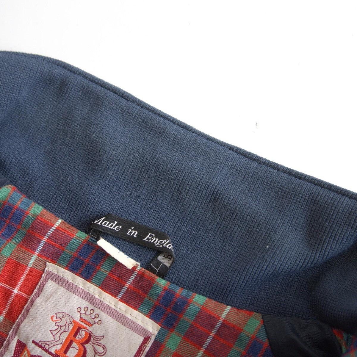 BARACUTA OPTI Zip G9 Harrington Jacket Navy Made in Size S