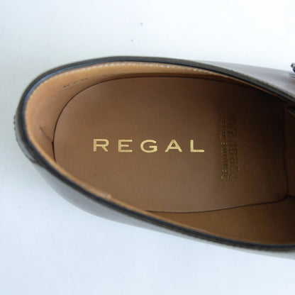 REGAL Cordovan Monk Strap Leather Shoes Size 8