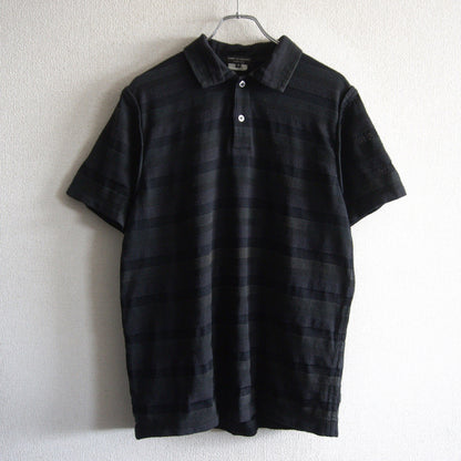 COMME des GARCONS HOMME 00s Sheer Stripe Polo Size M