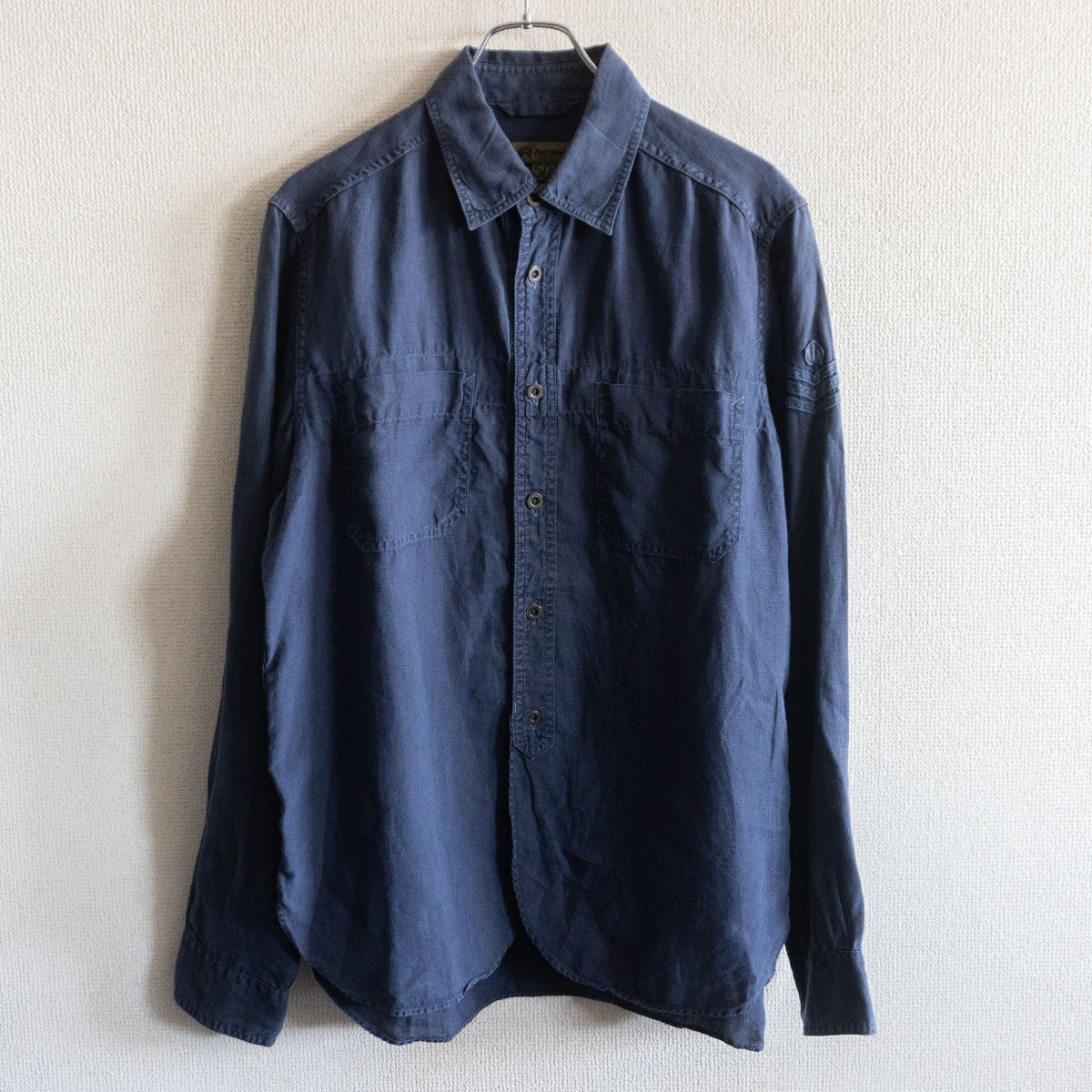 NIGEL CABOURN Linen Work Shirt Size L
