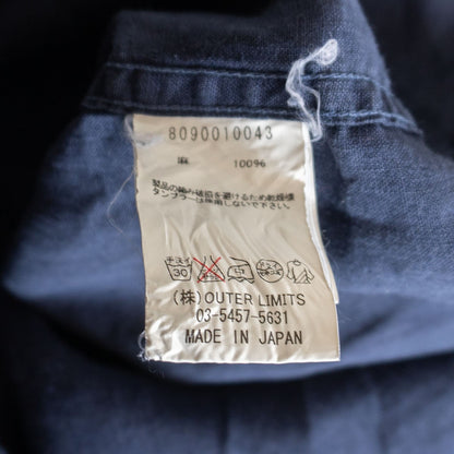 NIGEL CABOURN Linen Work Shirt Size L