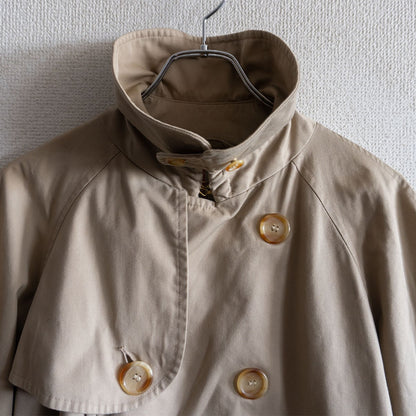 GRENFELL 80s Cotton Twill Trench Coat Beige Size 36