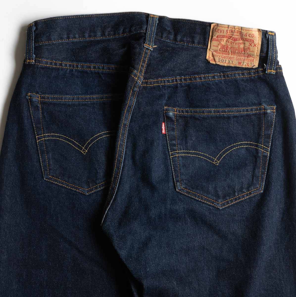 LEVI'S 501XX Big E Valencia Denim Pants Size 32×36