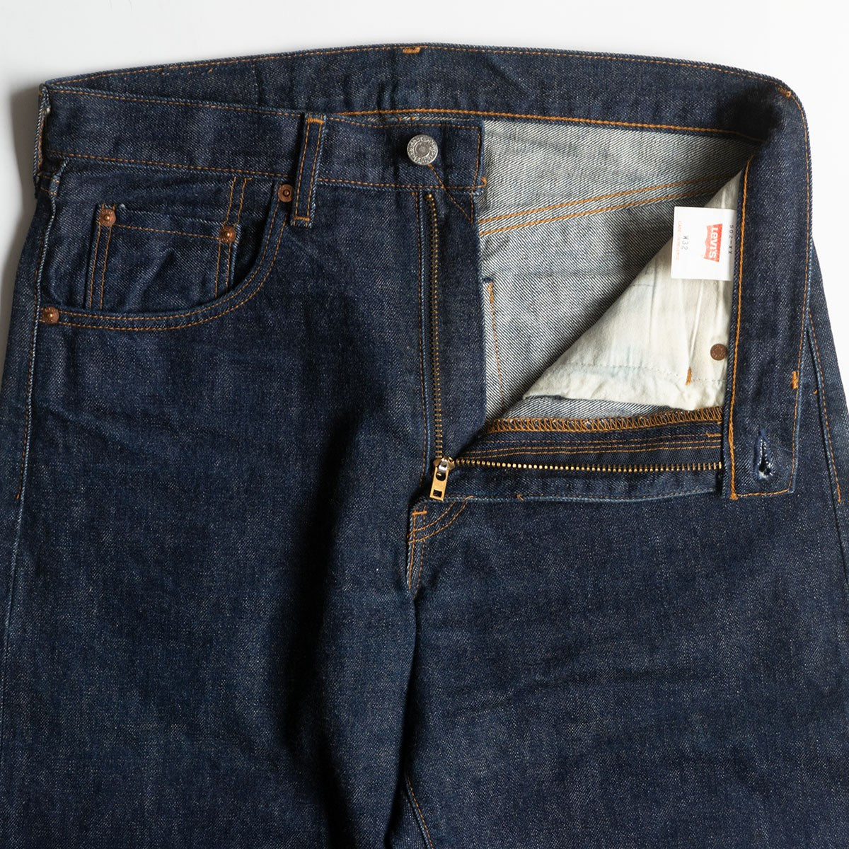 LEVI'S 502-XX Big E Rigid Denim Pants Size 32×36