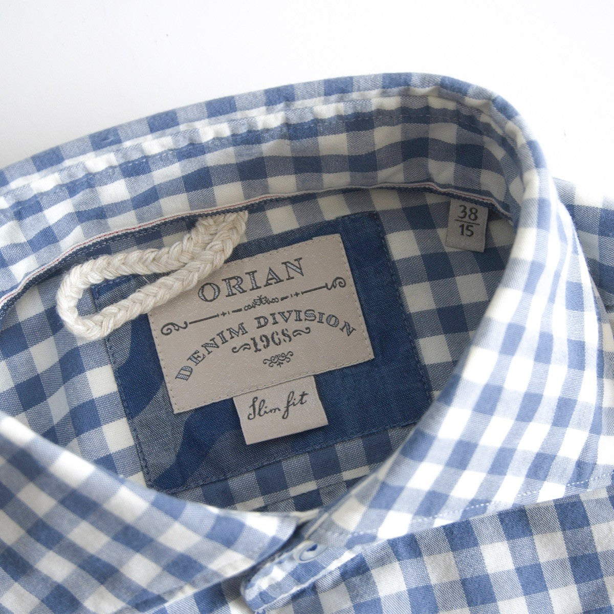 ORIAN DENIM DIVISION Check Shirt Size 38-15