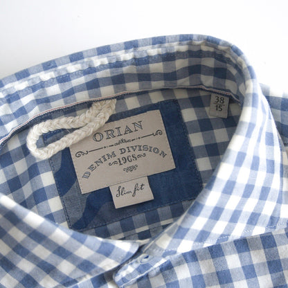 ORIAN DENIM DIVISION Check Shirt Size 38-15