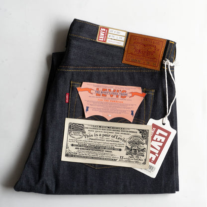 LEVI'S VINTAGE CLOTHING 44501 S501XX Big E Denim Size 36×34