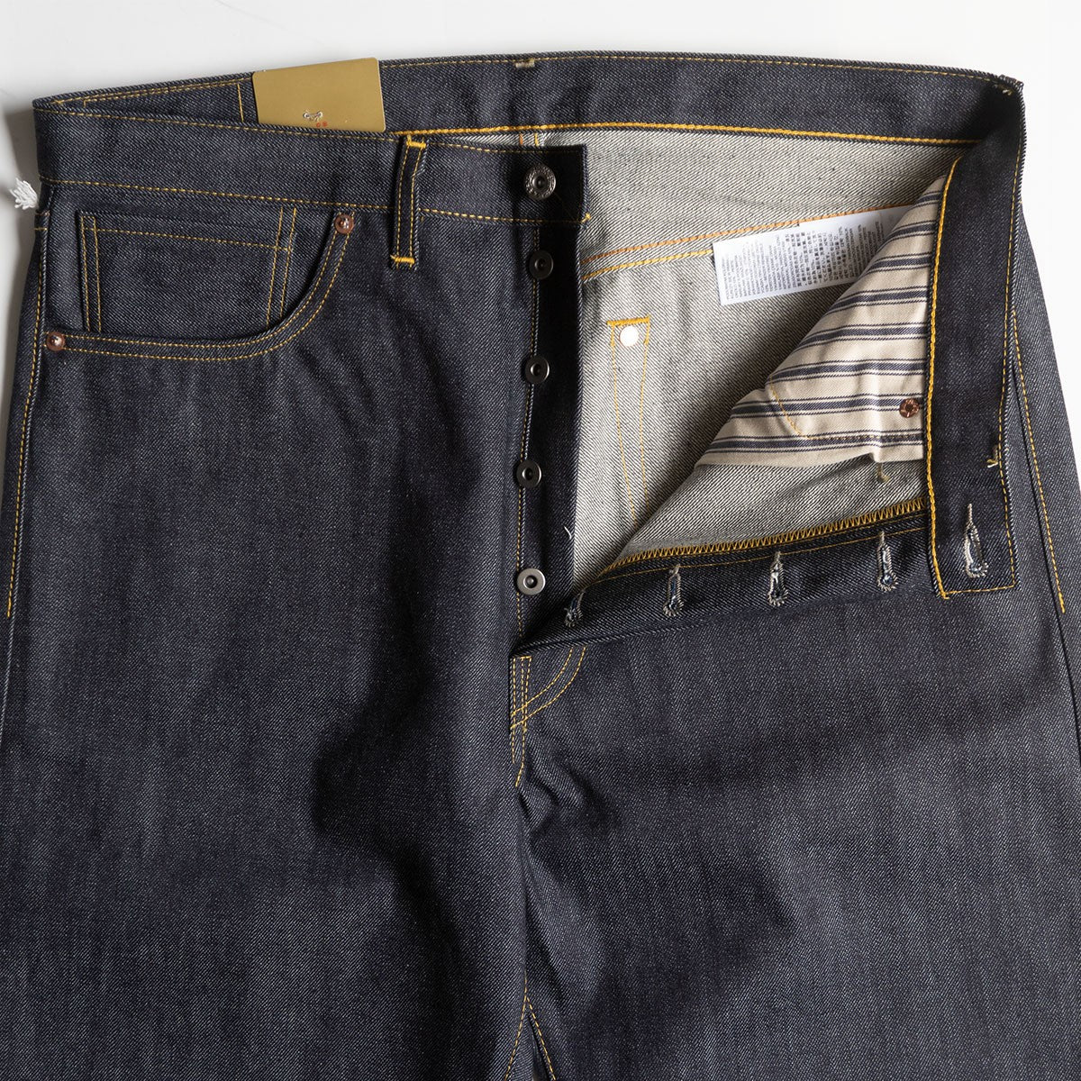 LEVI'S VINTAGE CLOTHING 44501 S501XX Big E Denim Size 36×34