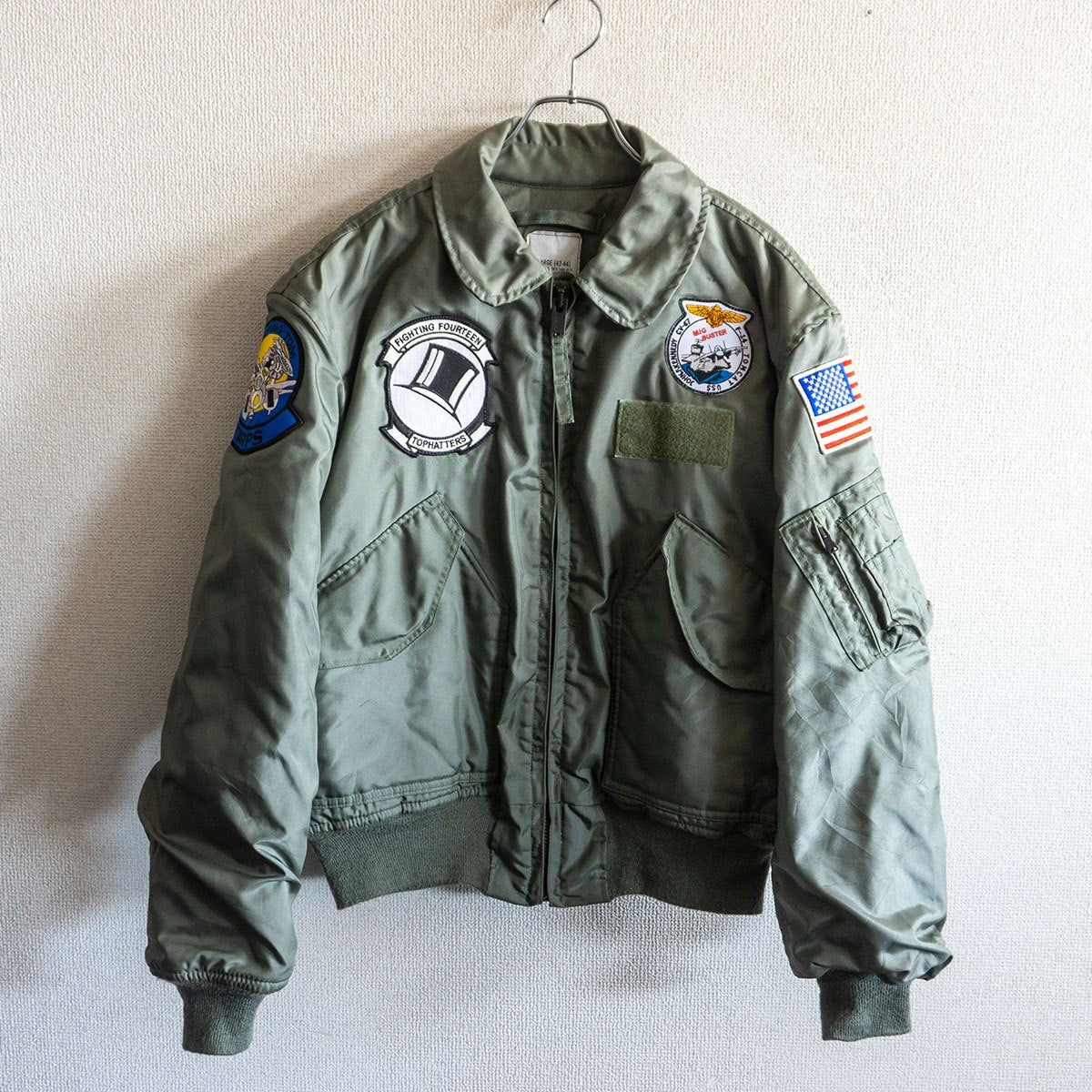 US ARMY USAF 90s CWU-45/P Flight Jacket Size L