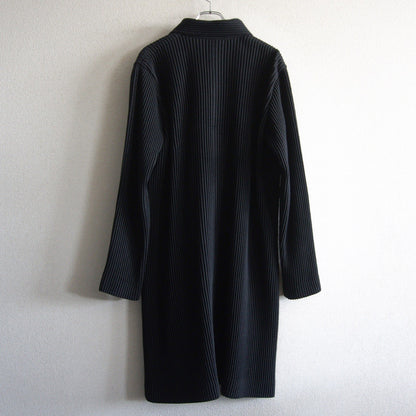 HOMME PLISSE ISSEY MIYAKE Pleated Coat Black Size L