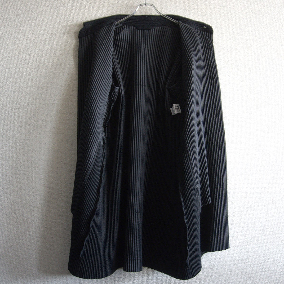 HOMME PLISSE ISSEY MIYAKE Pleated Coat Black Size L