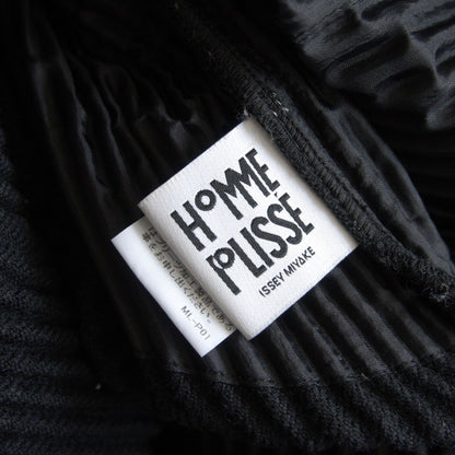 HOMME PLISSE ISSEY MIYAKE Pleated Coat Black Size L
