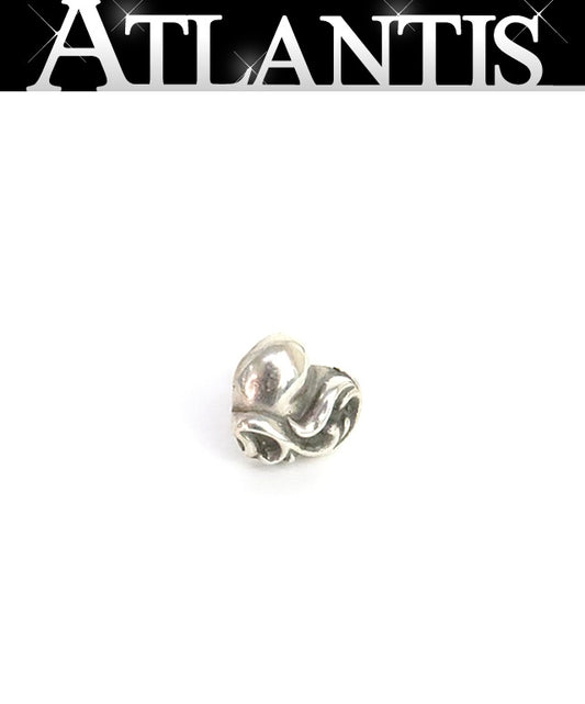 CHROME HEARTS SV925 Silver Heart Stud Earring