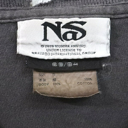 SAINT MICHAEL NAS SS Distressed T-Shirt Black Size S