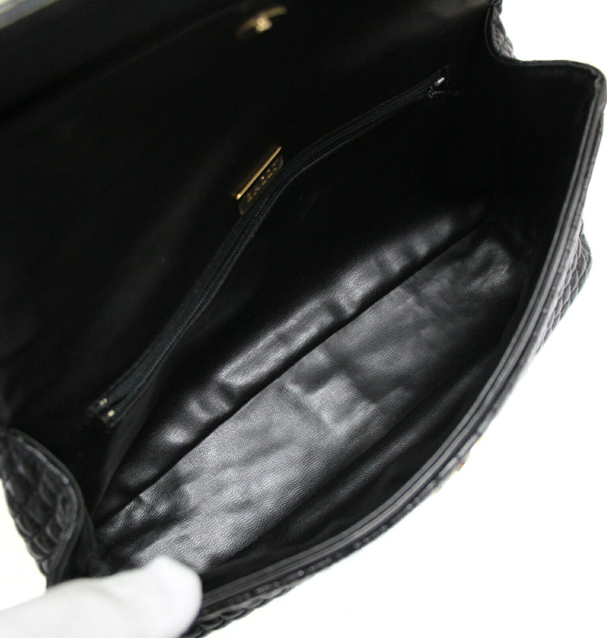 BALLY Quilted Double Flap Chain Bag Black