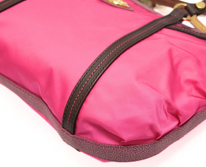 Orobianco Pink Nylon 2-Way Tote Bag