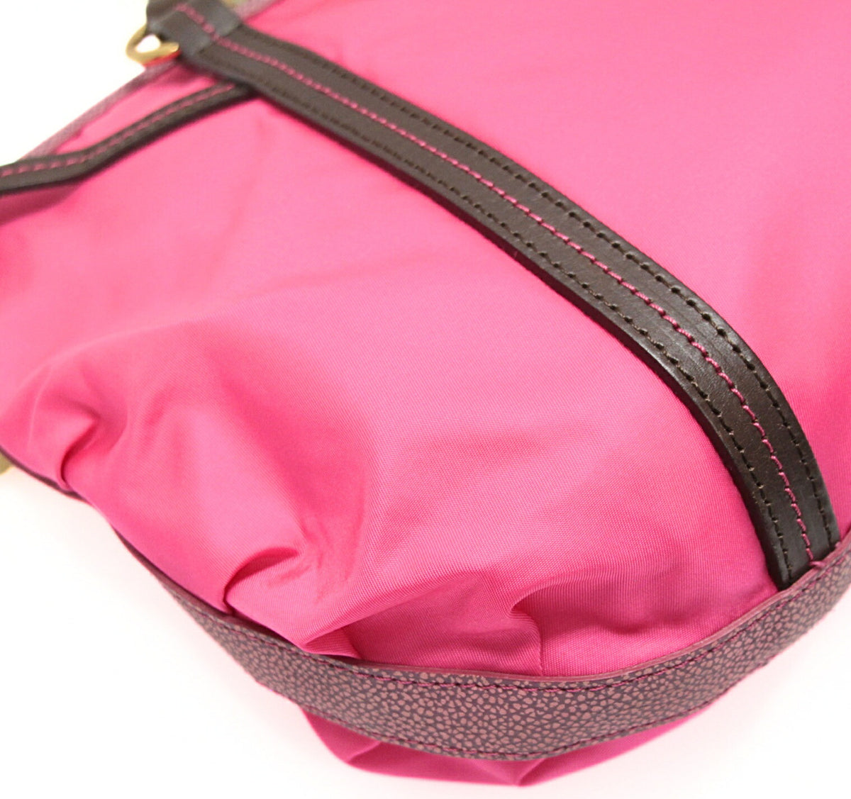 Orobianco Pink Nylon 2-Way Tote Bag