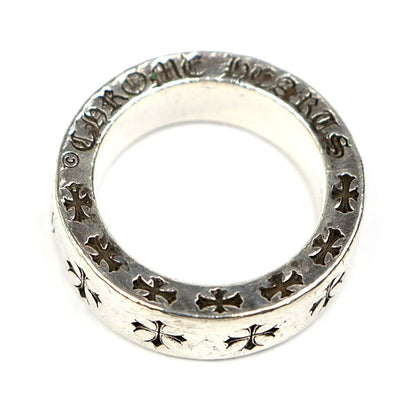CHROME HEARTS 6mm Forever Spacer Ring Silver 925 Size JP 8