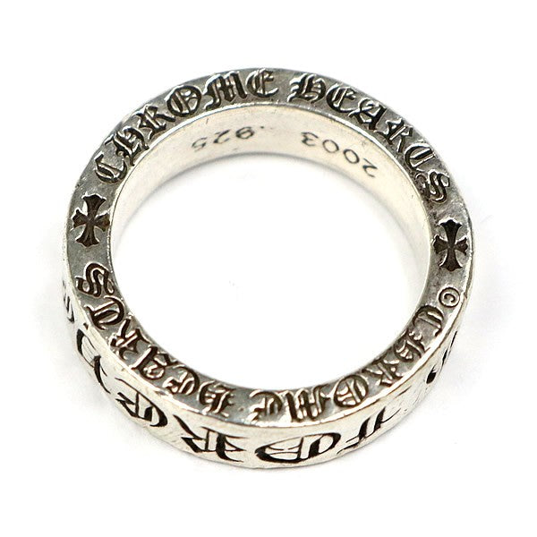 CHROME HEARTS 6mm Forever Spacer Ring Silver 925 Size JP 10
