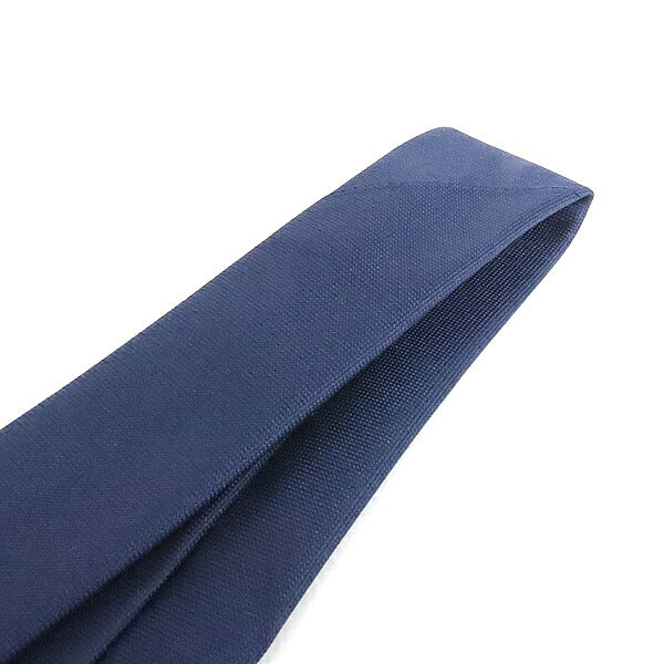Louis Vuitton Monogram Logo Silk Tie Blue