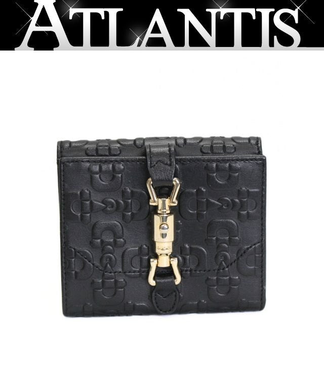 GUCCI Jackie Leather Bi-fold Wallet