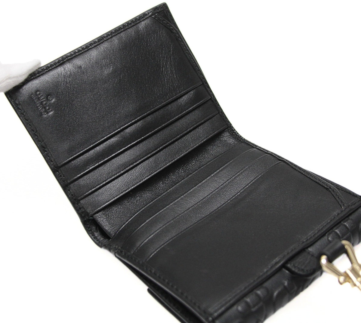 GUCCI Jackie Leather Bi-fold Wallet