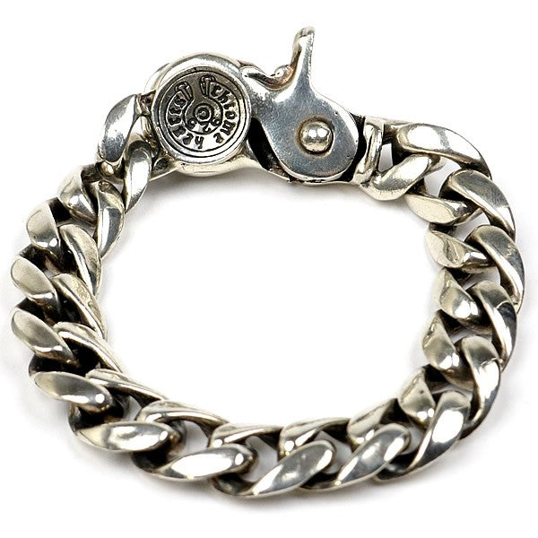 CHROME HEARTS Old Cross Ball Clip 15 Link Bracelet Silver