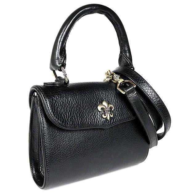 CHROME HEARTS DOG ADAMS BS Flare Leather SV925 Black