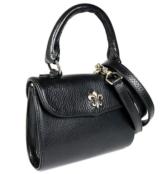 CHROME HEARTS DOG ADAMS BS Flare Leather SV925 Black